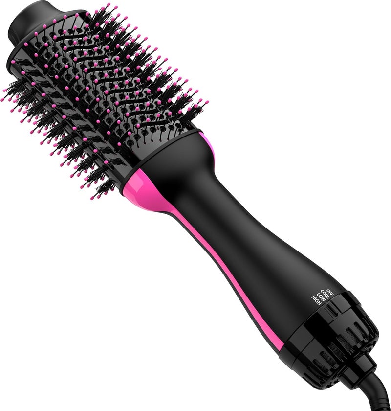 Umeely Hair Dryer Brush Blow Dryer in One, Upgraded 4 in 1 Hair Dryer and Styler Volumizer with Negative Ion Anti-frizz Ceramic Titanium Barrel Hot Air Hair Straightener Brush - Image 1